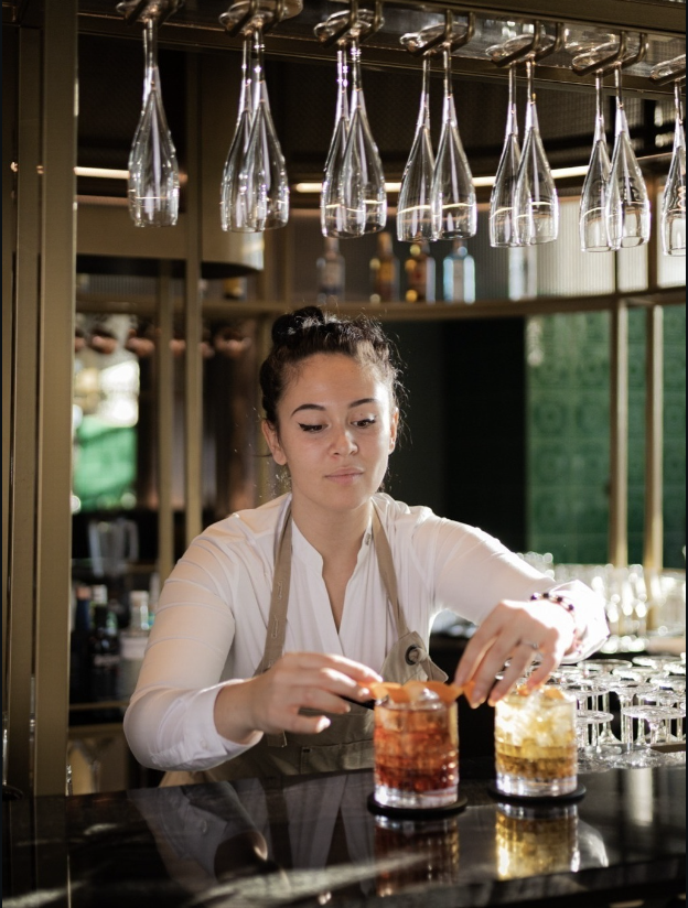 Bar und Räumlichkeiten im Zunfthaus zum Grünen Glas